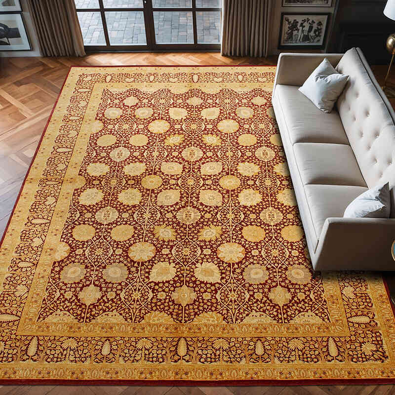 Yeni El Dokuma Uşak Halısı - 274 cm x 378 cm - K0056691