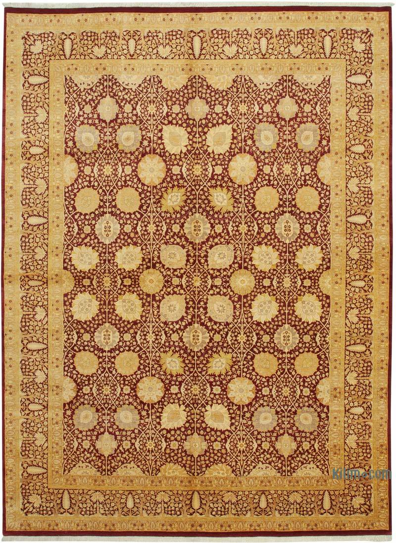 New Hand-Knotted Wool Oushak Rug - 9'  x 12' 5" (108" x 149") - K0056691