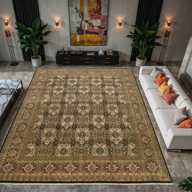 Nueva Alfombra Oushak Tejida a Mano - 360 cm x 446 cm - K0056700