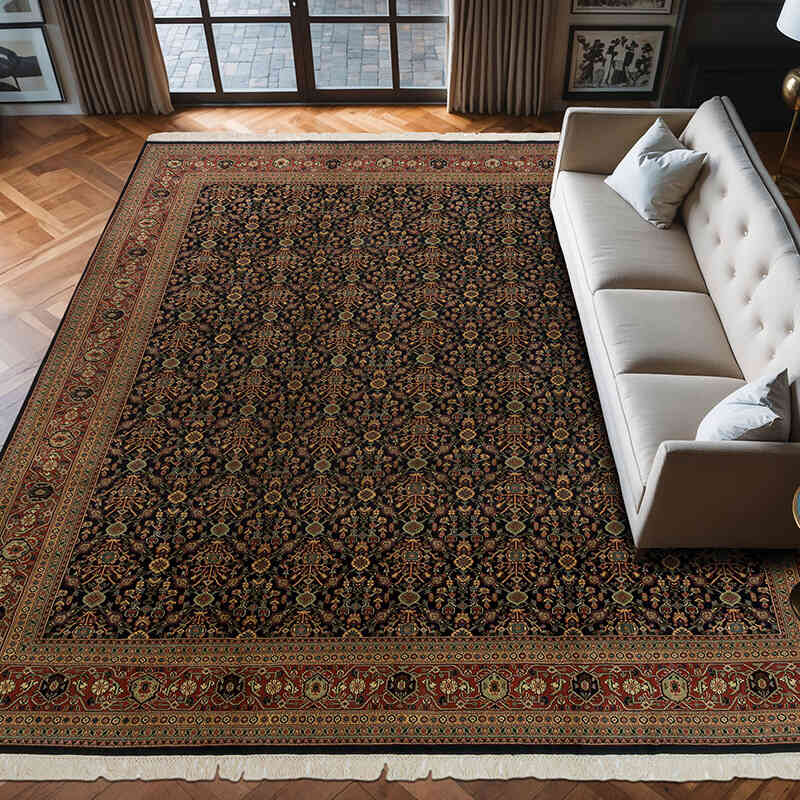 New Hand-Knotted Wool Oushak Rug - 11' 5" x 12' 2" (137" x 146") - K0056701