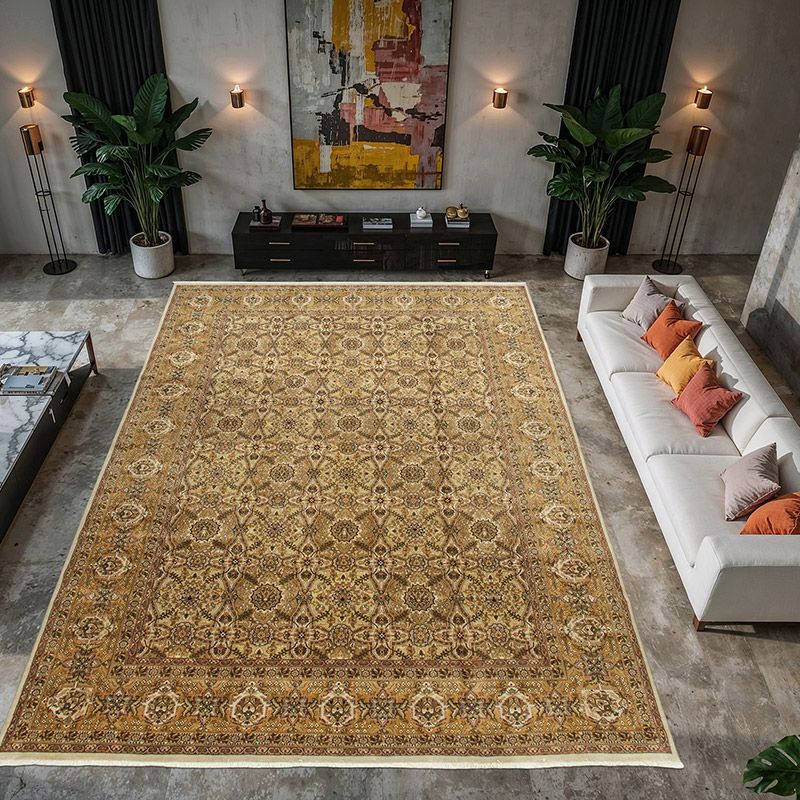 Nueva Alfombra Oushak Tejida a Mano - 304 cm x 426 cm - K0056704