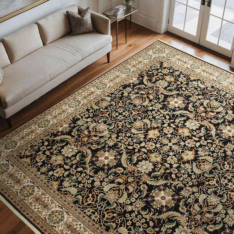 New Hand-Knotted Wool Oushak Rug - 12' 4" x 11' 11" (148" x 143") - K0056705