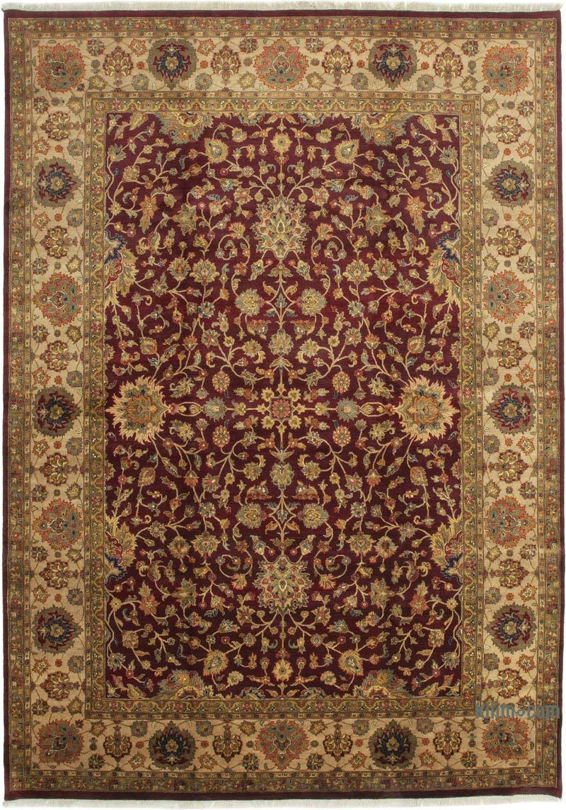New Hand-Knotted Wool Oushak Rug - 10'  x 14'  (120" x 168") - K0056708