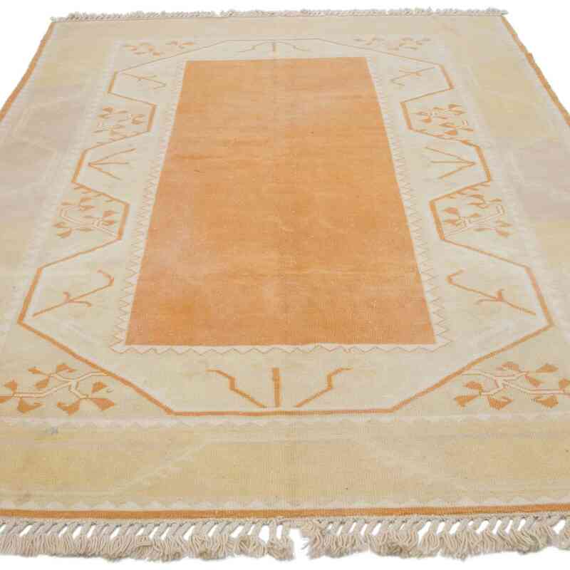 Vintage Turkish Hand-Knotted Rug - 5' 6" x 8' 5" (66" x 101") - K0056785