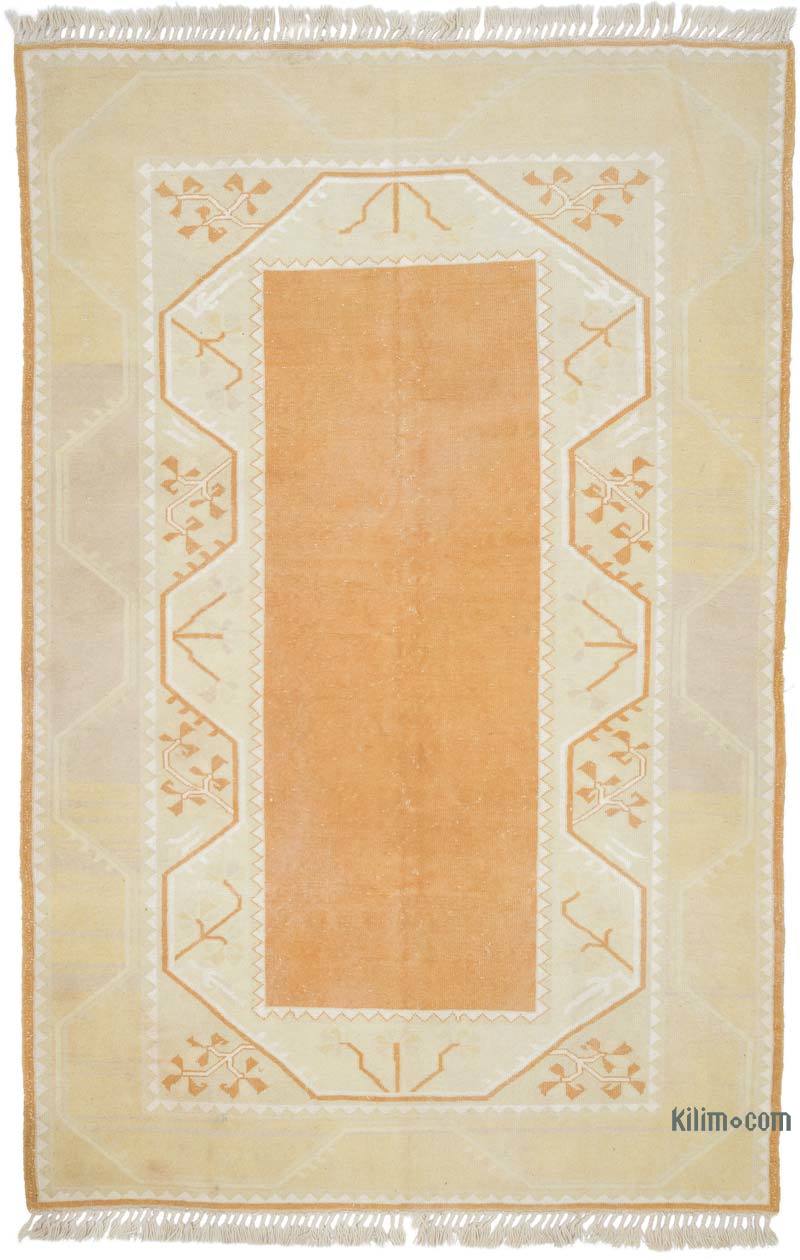 Vintage Turkish Hand-Knotted Rug - 5' 6" x 8' 5" (66" x 101") - K0056785