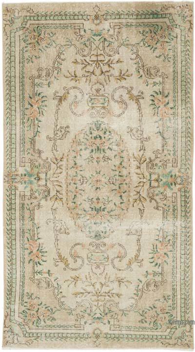 Vintage Turkish Hand-Knotted Rug - 3' 10" x 6' 9" (46" x 81")