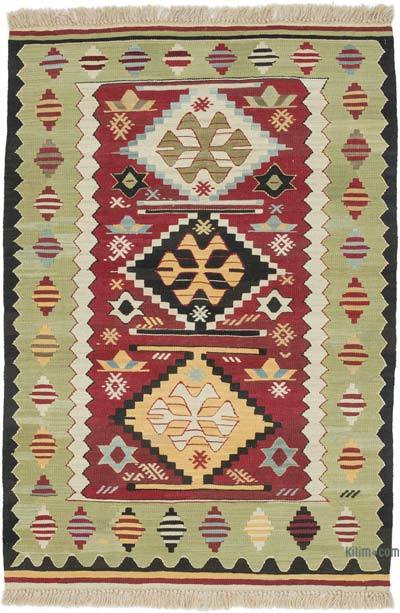 New Handwoven Turkish Kilim Rug - 2' 11" x 4' 4" (35" x 52")