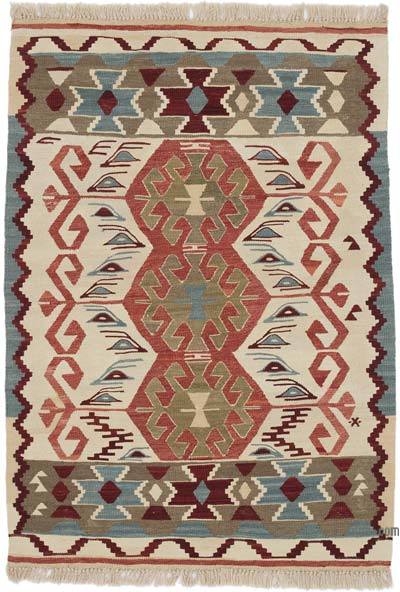 Yeni Kök Boya El Dokuma Kilim - 94 cm x 132 cm