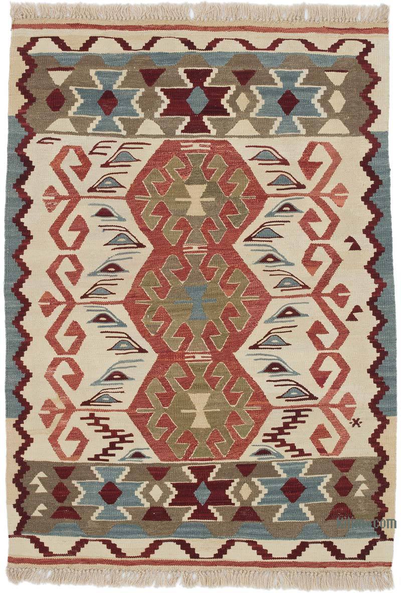 Nueva Alfombra Turca Kilim - 94 cm x 132 cm - K0056907