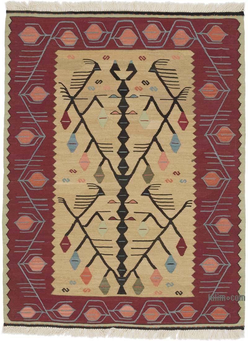 New Handwoven Turkish Kilim Rug - 3' 3" x 4' 3" (39" x 51") - K0056908