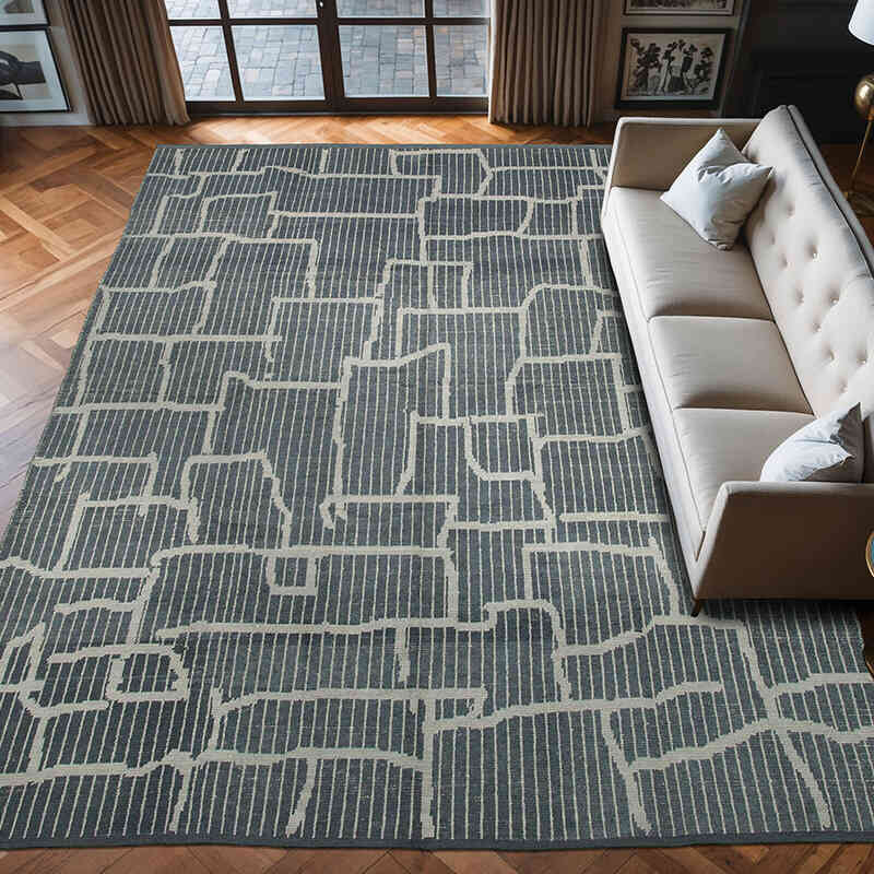 New Hand-Knotted Rug - 9' 1" x 12' 5" (109" x 149") - K0056935