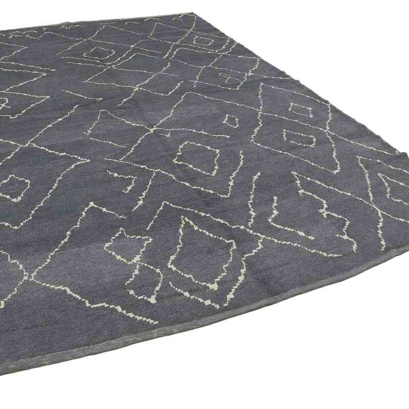 New Moroccan Style Hand-Knotted Tulu Rug - 8'  x 11' 11" (96" x 143") - K0056938
