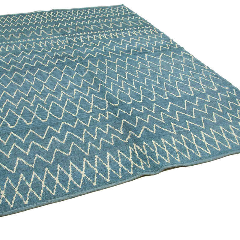 New Moroccan Style Hand-Knotted Tulu Rug - 7' 5" x 10'  (89" x 120") - K0056942