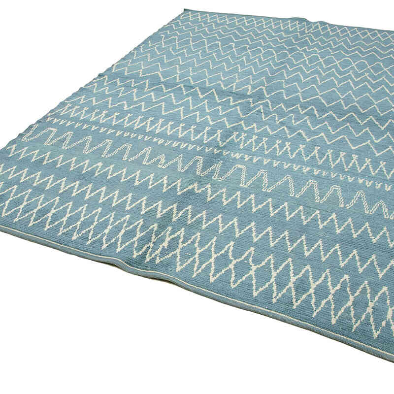 New Moroccan Style Hand-Knotted Tulu Rug - 7' 5" x 10'  (89" x 120") - K0056942