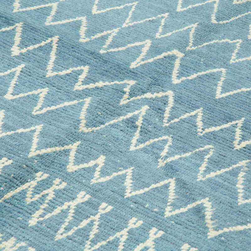 New Moroccan Style Hand-Knotted Tulu Rug - 7' 5" x 10'  (89" x 120") - K0056942