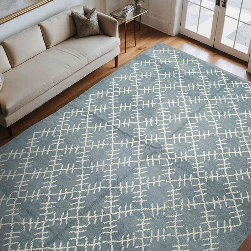 New Hand-Knotted Rug - 9' 1" x 11' 7" (109" x 139") - K0056949