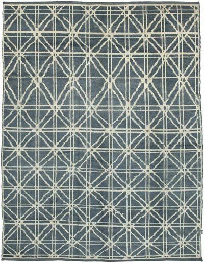 New Hand-Knotted Rug - 7' 7" x 10'  (91" x 120")