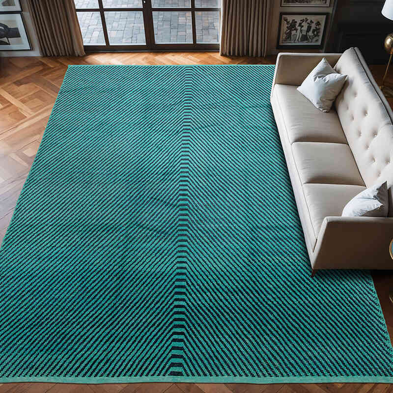 New Hand-Knotted Rug - 8' 11" x 12' 5" (107" x 149") - K0056961