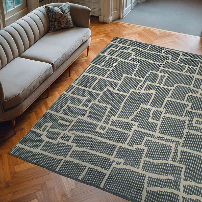 New Hand-Knotted Rug - 7' 5" x 9' 11" (89" x 119") - K0056962