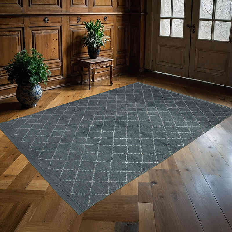 Yeni Fas Stili El Dokuma Tulu - 170 cm x 238 cm - K0056964