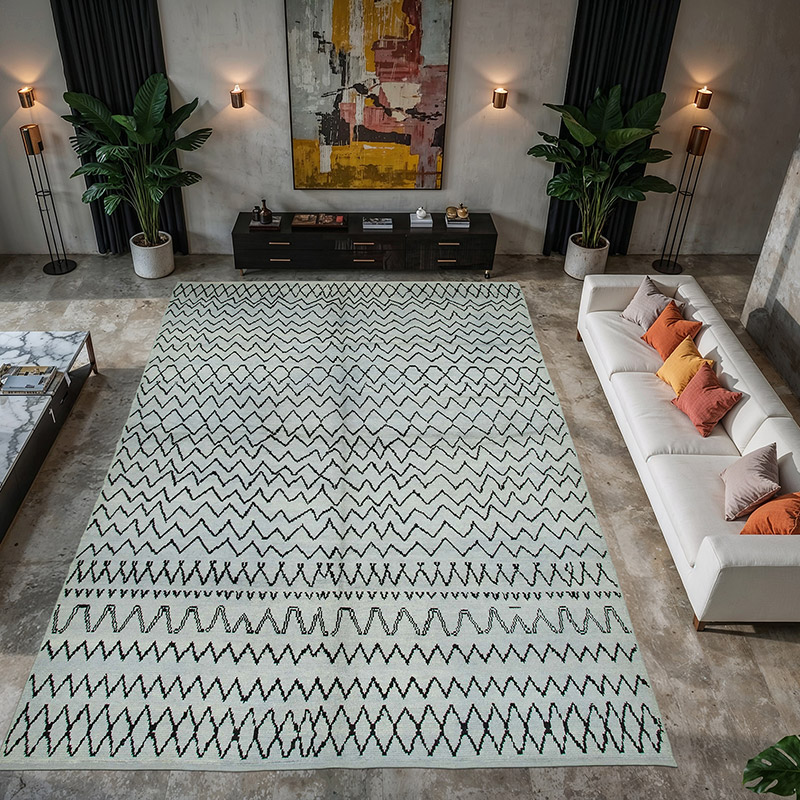 Alfombra 'Tulu' de estilo Marroquí Anudada a Mano - 297 cm x 428 cm - K0056969