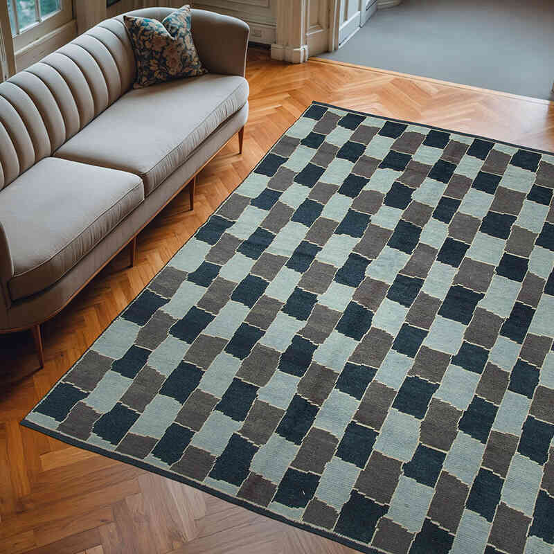 New Hand-Knotted Rug - 7' 11" x 10' 1" (95" x 121") - K0056971