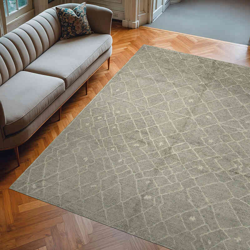 Yeni Fas Stili El Dokuma Tulu - 249 cm x 297 cm - K0056983