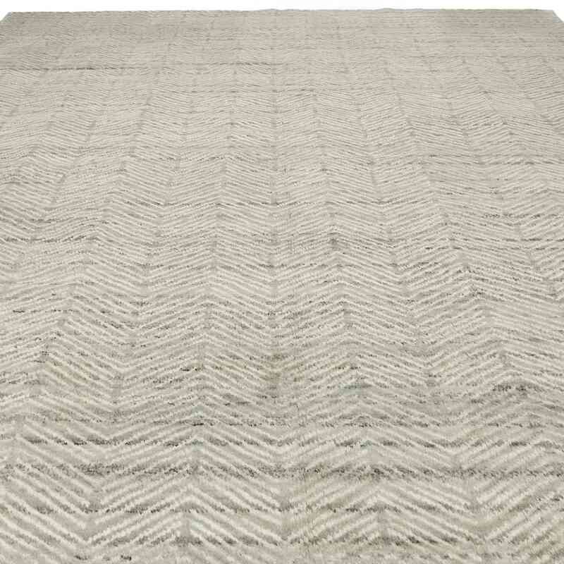 New Hand-Knotted Rug - 9' 10" x 13' 9" (118" x 165") - K0057008