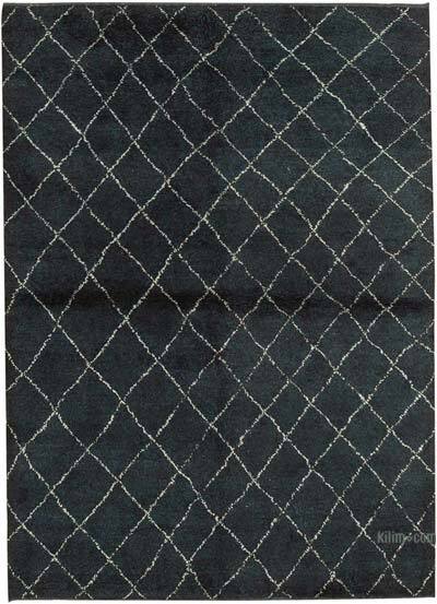 New Moroccan Style Hand-Knotted Tulu Rug - 5' 2" x 7'  (62" x 84")