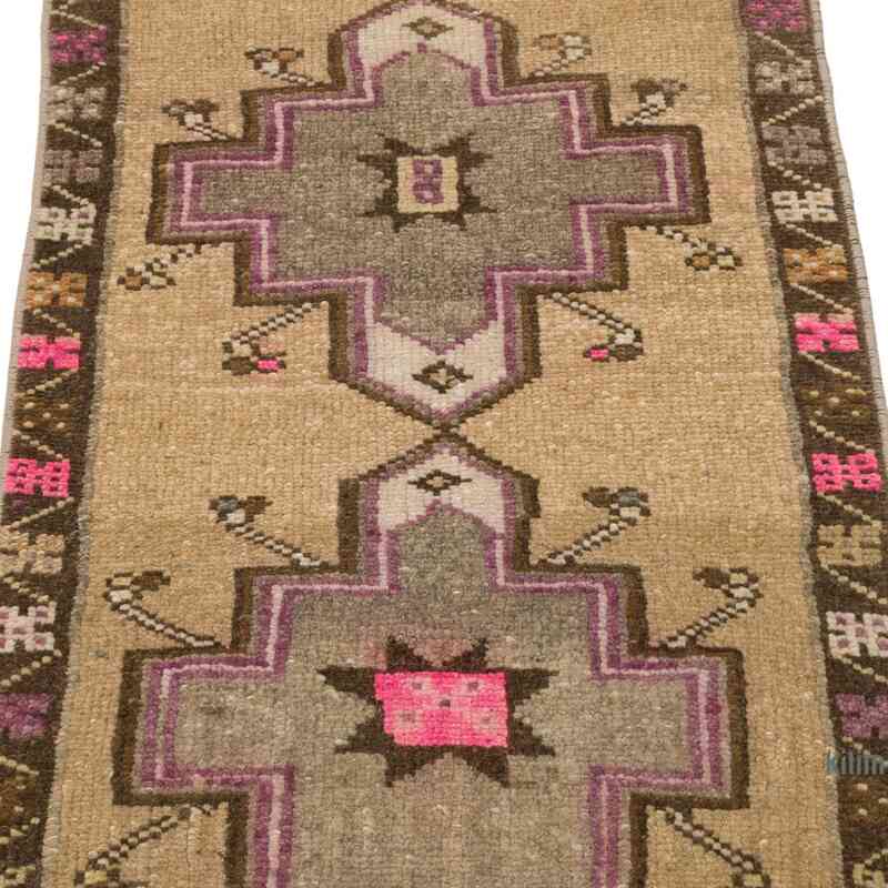 El Dokuma Vintage Halı - 51 cm x 81 cm - K0057146