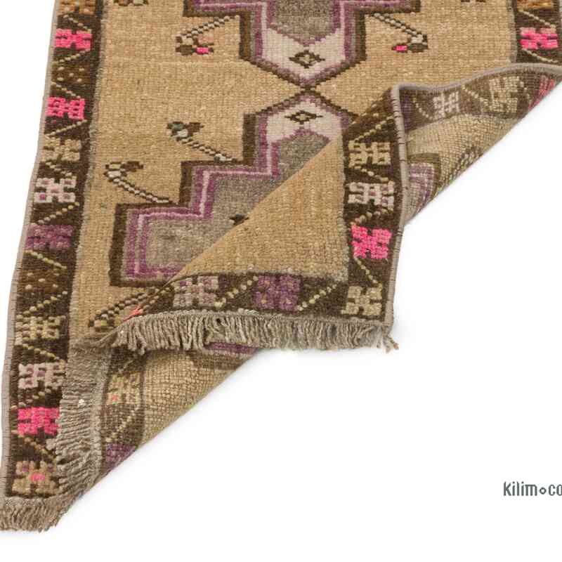 El Dokuma Vintage Halı - 51 cm x 81 cm - K0057146