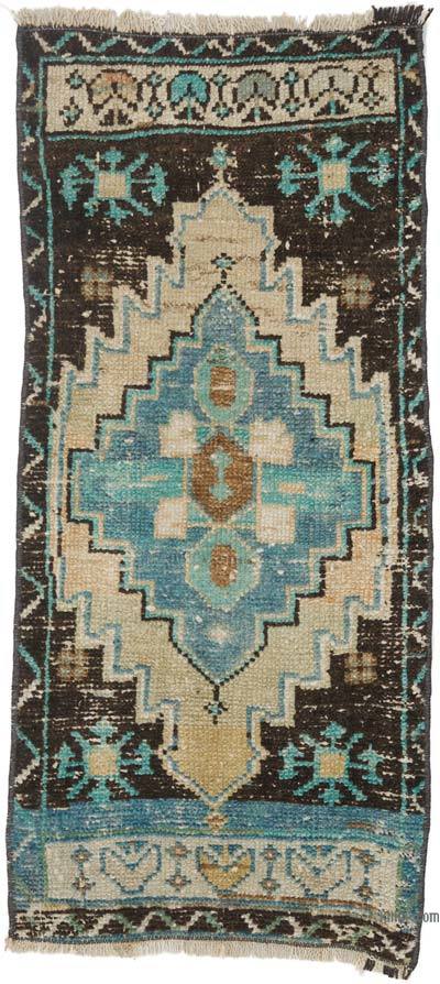 El Dokuma Vintage Halı - 39 cm x 85 cm