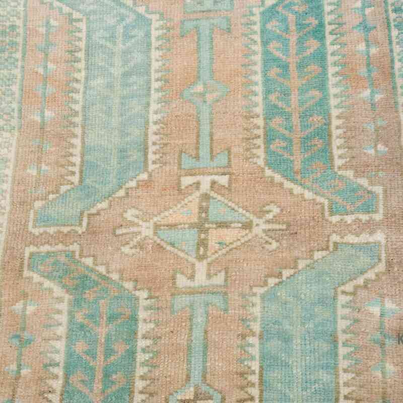 El Dokuma Vintage Halı - 53 cm x 86 cm - K0057170