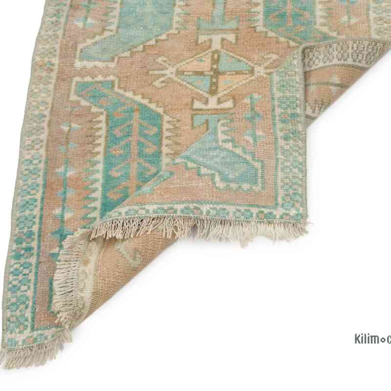 El Dokuma Vintage Halı - 53 cm x 86 cm - K0057170