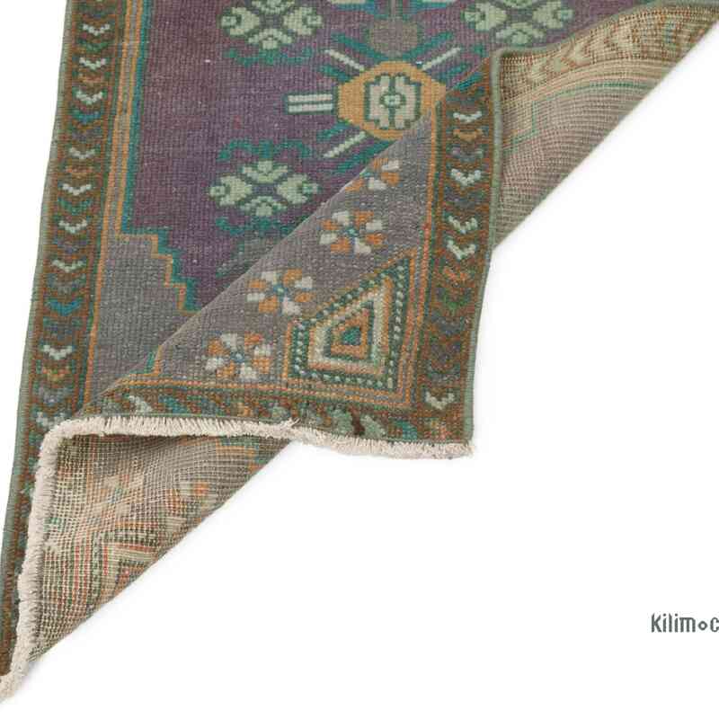 Alfombra Vintage Turca Anudada a Mano - 51 cm x 94 cm - K0057172