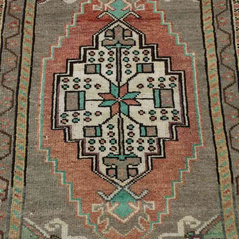 Vintage Turkish Hand-Knotted Rug - 1' 10" x 3' 3" (22" x 39") - K0057178