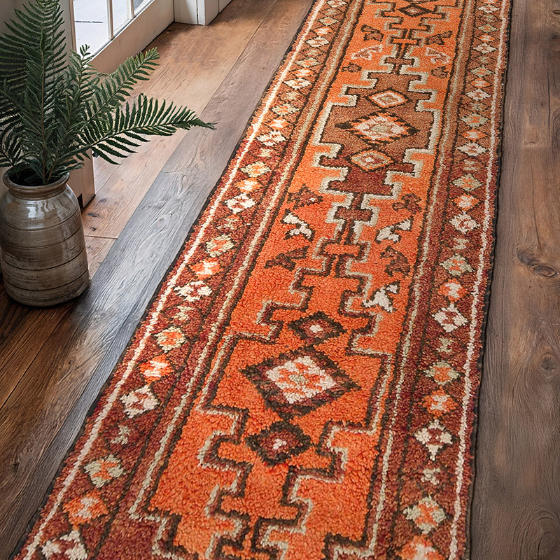 Vintage Anadolu Yolluk - 98 cm x 387 cm - K0057201