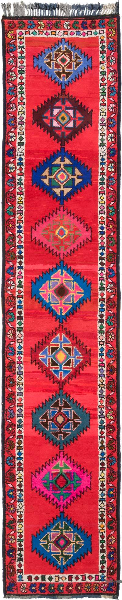 Alfombra Vintage de pasillo - 87 cm x 409 cm