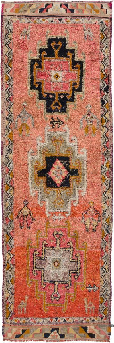 Alfombra Vintage de pasillo - 114 cm x 348 cm