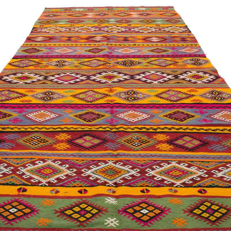 Multicolor Sivas Kilim Vintage - 167 cm x 377 cm - K0057289