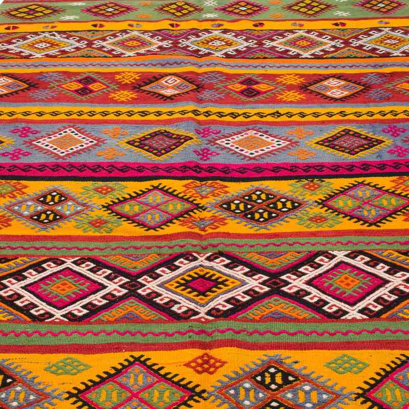 Multicolor Sivas Kilim Vintage - 167 cm x 377 cm - K0057289