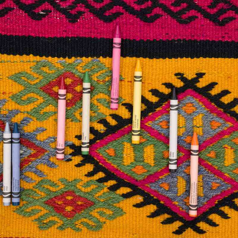 Multicolor Sivas Kilim Vintage - 167 cm x 377 cm - K0057289