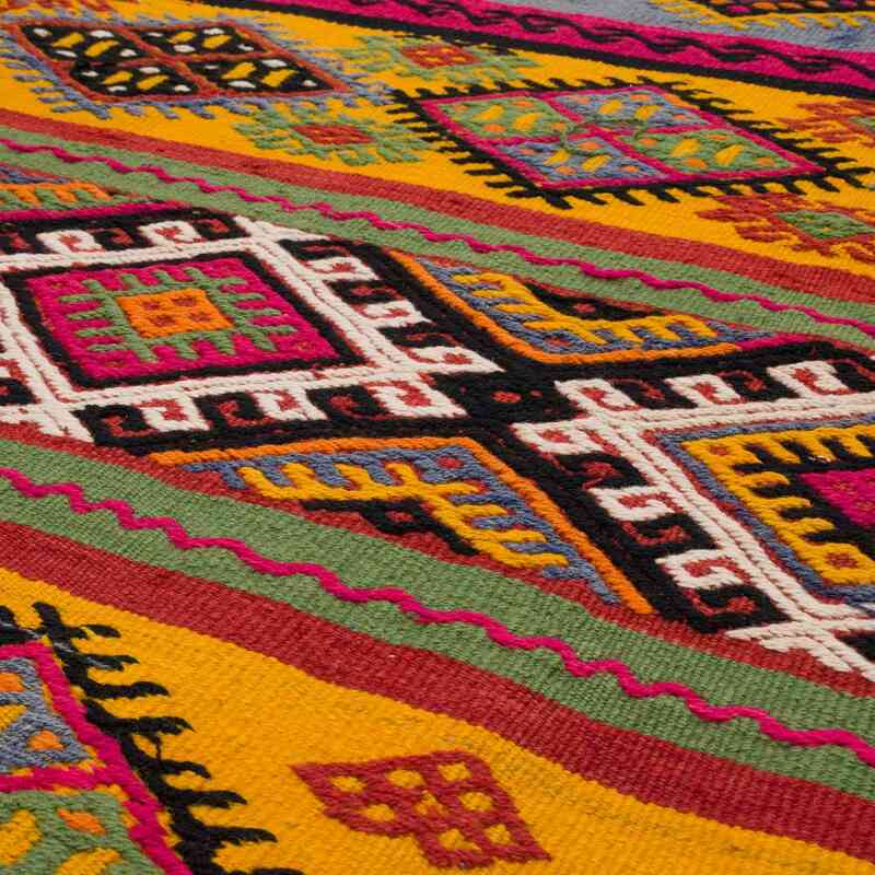 Multicolor Sivas Kilim Vintage - 167 cm x 377 cm - K0057289