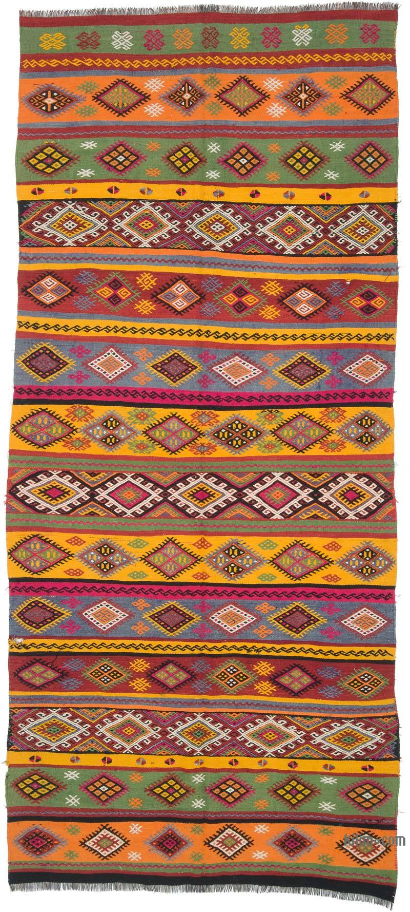 Multicolor Sivas Kilim Vintage - 167 cm x 377 cm - K0057289
