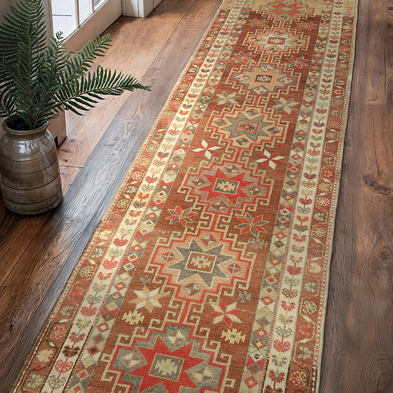 Vintage Anadolu Yolluk - 86 cm x 354 cm - K0057349
