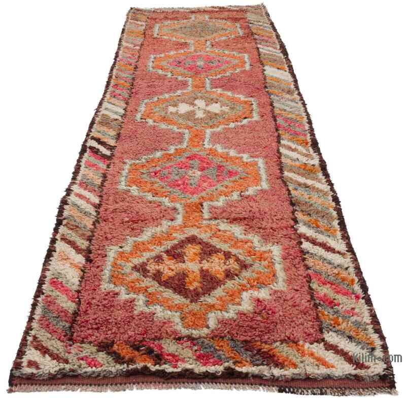 Vintage Tribal Runner Rug - 2' 11" x 10' 1" (35" x 121") - K0057370