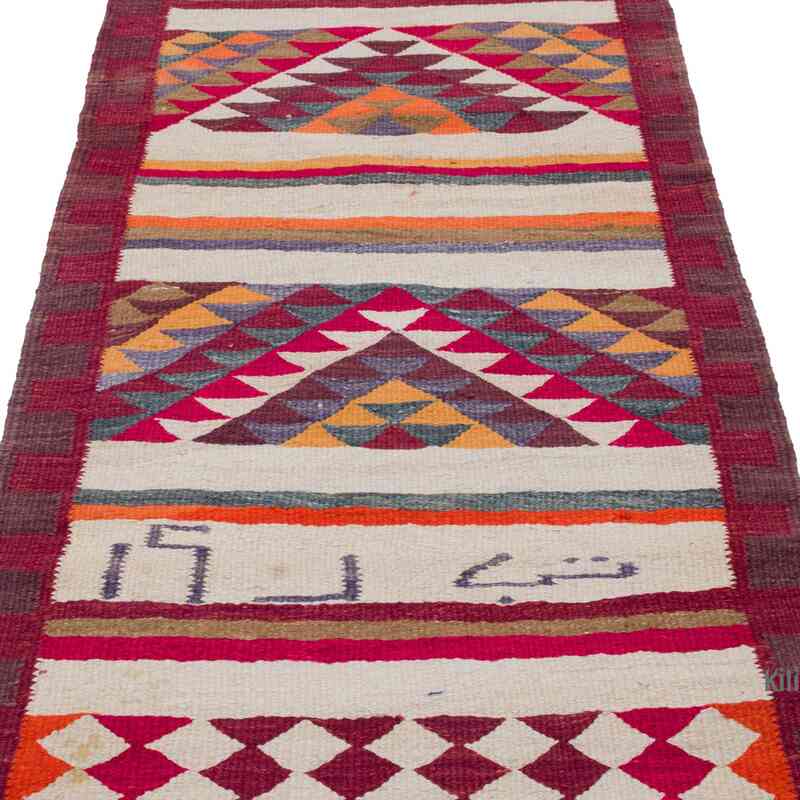 Vintage Tribal Kilim Runner - 2' 11" x 10' 9" (35" x 129") - K0057439