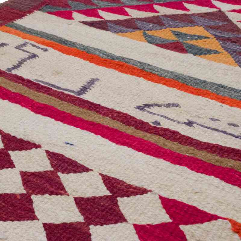 Vintage Tribal Kilim Runner - 2' 11" x 10' 9" (35" x 129") - K0057439