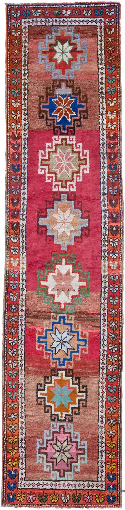 Alfombra Vintage de pasillo - 95 cm x 388 cm