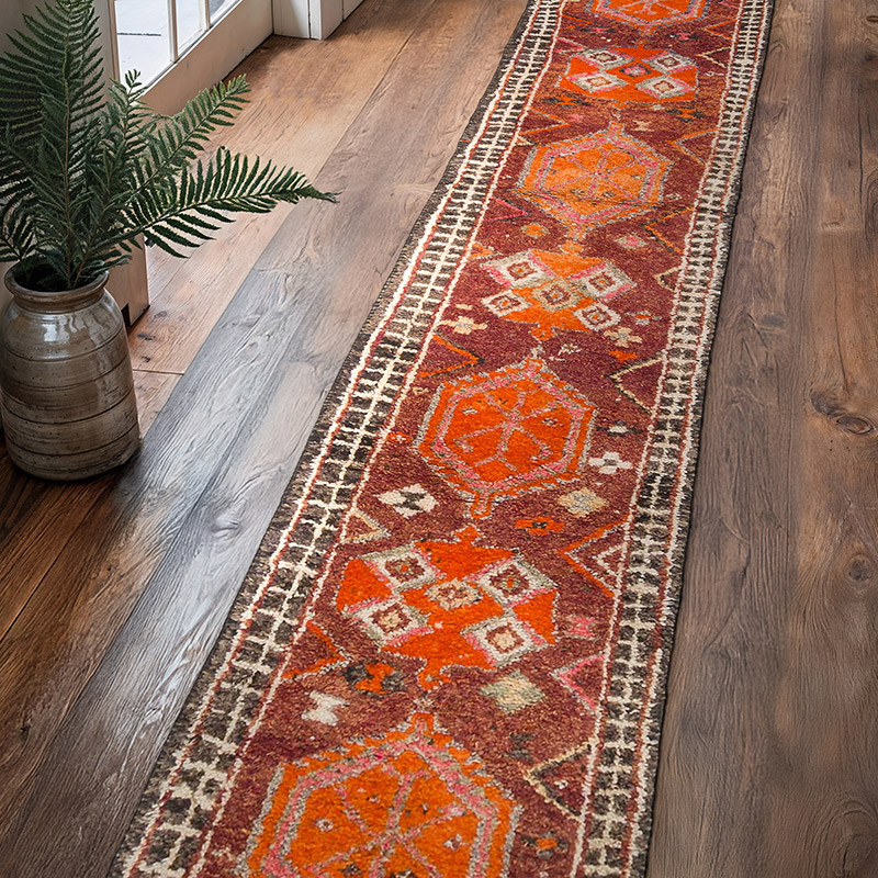 Vintage Anadolu Yolluk - 89 cm x 439 cm - K0057449